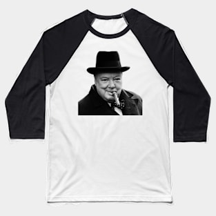 Winston Churchill Baseball T-Shirt